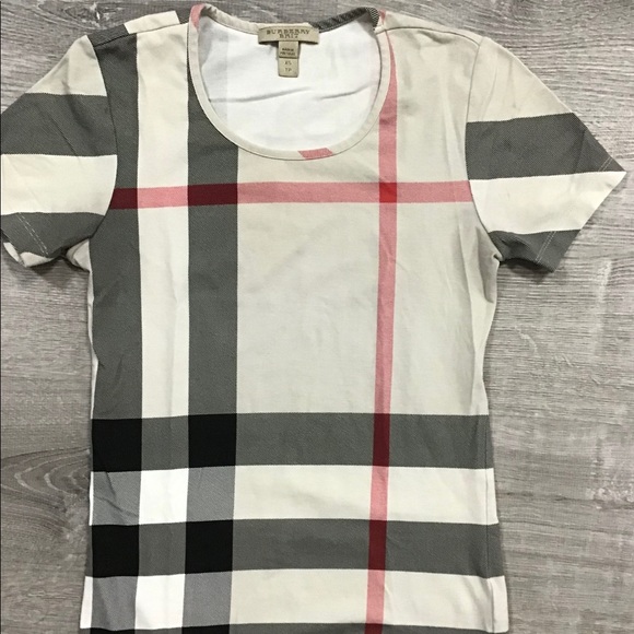 Burberry Tops - Authentic Burberry Brit Nova Check t-shirt
